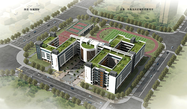 廣東深圳坪山中學效果圖